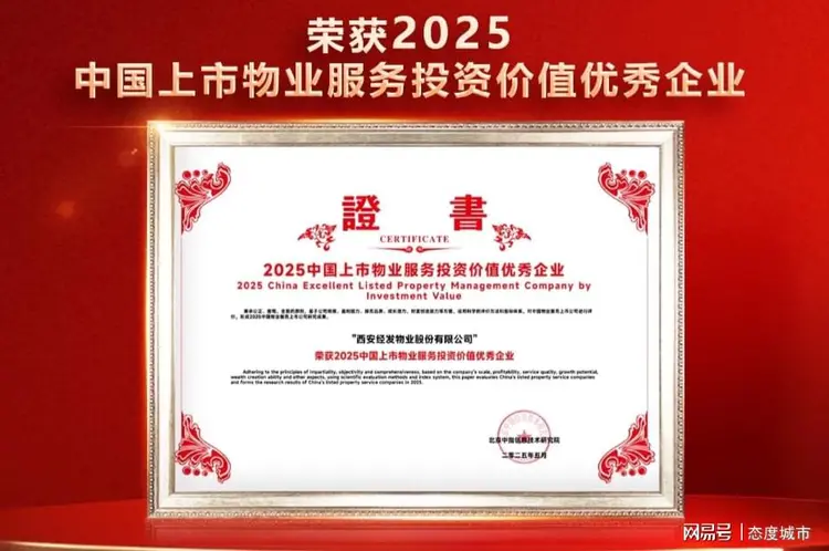 经发物业斩获多项行业殊荣